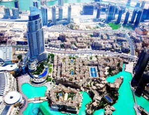 dubai city buildings skyscrapers