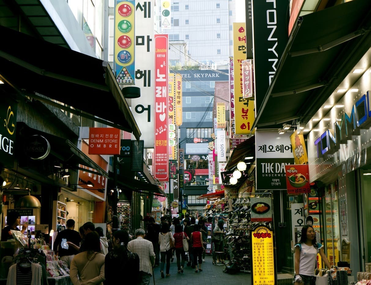 namdaemun market myeongdong seoul